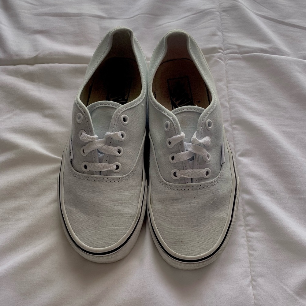 Baby Blue Low Top Vans